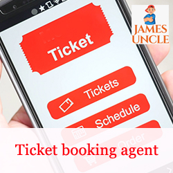 Air and rail ticket booking agent Mr. Tapas Pramanik in Barisha